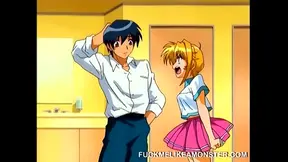 Huge-Monster Takes Innocent Fairy Lad in Steamy Cartoon Encounter