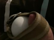 Hands free cum with magic wand