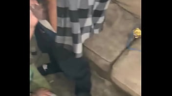 Cholo thug Thizz Marley gets blowjob by red head