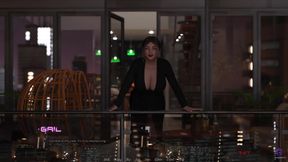 Busty Cheating Wife Fucked Hard by BBC Landlordforrent - 3D Hentai Game -theoffice