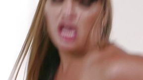 Dirty girlfriend gets stuffed by huge cock
