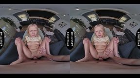 UP CLOSE VR - POV Petite Blonde Coco Lovelock Goes Into FERAL FRENZY Mode For Your Big Dick