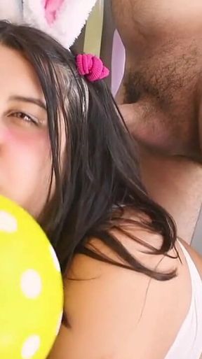 Looner Plays with His Balloon and Ends up with Sex and Semen on His Body.