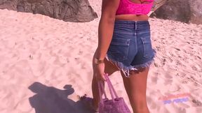 Getting Fucked Outdoors At The Beach