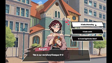 FEMBOY FUTA HOUSE [FUTANARI Hentai Game ] Ep.1 I discovered that the CUTE GOTH GIRL has a SMALL COCK in the toilet !