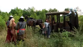 Young knight's tight asshole gets nailed