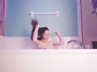Bubble bath fun, come play with me