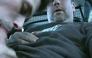 Car Blowjob with a Twist: I Cum in His Mouth!