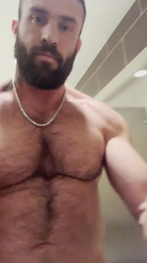 Cum in the Bathroom Stall