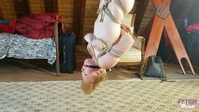 Izzebella Robbins - Stripped and Strung Up in the Attic! (WMV Format)