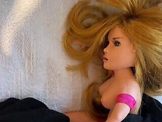 Double Cumshot for little Sexdoll
