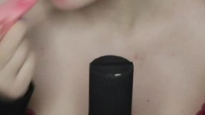 Watch as your teacher's tits get licked & her pussy drilled while she jerks off to your instruction
