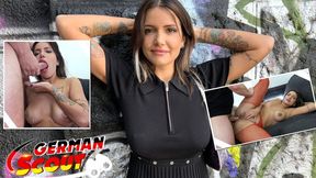 German Scout Fucks Young Crystal Richi's Big Butt&#x1F351; In Her First Anal&#x1F44C; Casting