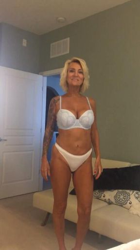 Southern Blonde MILF Footjob POV - Oiled Soles Stroking Your Hard Cock 🔥💦🍑