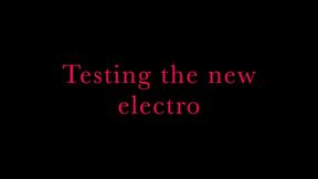 Mistress Isadora: Testing the new electro