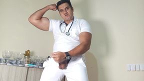 yuri gaucho - doutor avaliando uma buceta molhadinha fica com tesao e goza dentro dela - urso brasileiro big dotado - fodendo a buceta de silicone