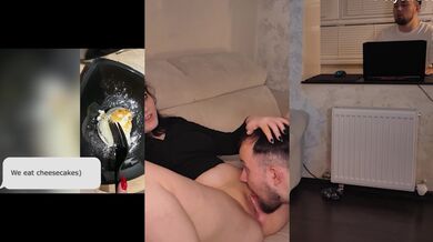 Russian milf’s soaked pussy gushes for her cuckold’s tongue then spreads her thighs for the fuckboy