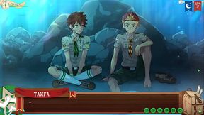 Game: Friends Camp path 2, part 23 - A frank conversation with Taiga (russian voiceover)
