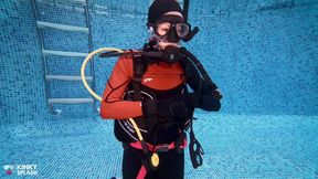 Underwater Scuba Date in My Tight Wetsuit: 2nd Date Cum Play