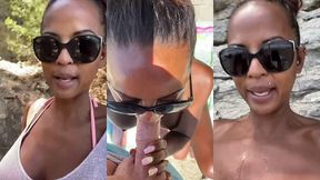 defi, plage , je me gode en public et suce un inconnu qui finit sur mes ...