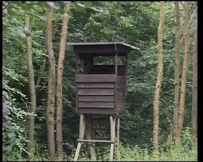 Chubby German MILF Rides Cock and Makes It Cum All Over in Woods