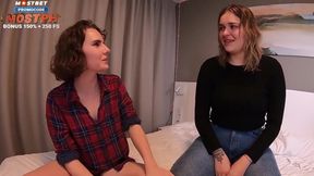 Exciting Threesome Adventure in a Hotel Room After a Fun Strip Poker Game!