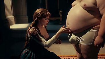 Fiery Braided Redhead Princess Broken &ndash_ Innocent Winter Royal Turns Into Cum-Guzzling Cowgirl Slut