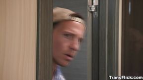 Leah Hayes offering to let Rokco see the panties shes wearing right now