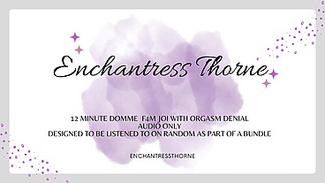 FemDom JOI with Mean Orgasm Denial 02