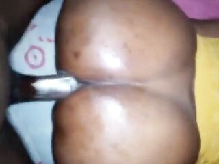 Black taking bbc in her butt aperture