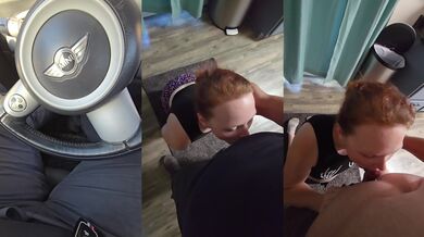 Came home to the maid horny on her knees