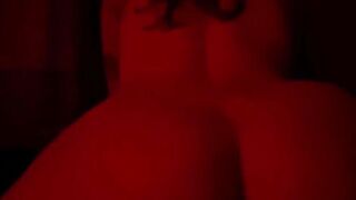 Late Night Red Light - Reverse Cowgirl  Cum In