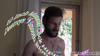 Drsný sex kouření, drsný, bez sedla, monstrózní penis – amatérský mladý britský teenager Serg Shepard, šuká velké péro do zadku