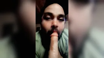 Secret Deep-Throat Sissy Blowjob and Anal Toy Play