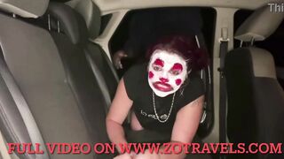 A Sassy Clown Gets Fuck on Halloween Night