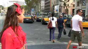 Passionate Latina Takes Gloryhole Facial Before Getting Fucked Hardly