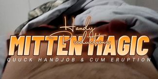 Quick handjob with thick sticky cumshot.