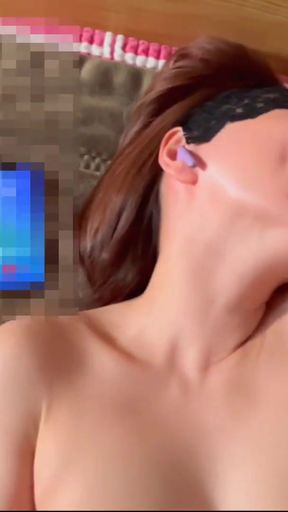 Raw &amp; raw so that the wife doesn't get caught during phone sex with her boyfriend   Clip 2