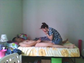 Submissive Teen Chinese Slut Sucks My Dick and Swallows My Cum