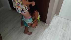 An Under-fucked Stepmom Wanted Dessert After a Corporate Party, but Instead Got Her Stepson's Dick in All Her Holes!