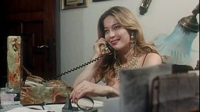 Vintage foursome cock sucking hairy pussy fucking with Moana Pozzi