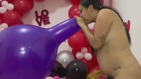 Blow to pop balloon 18inch