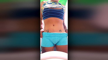 TS Angelique - I'm peeing in the gym