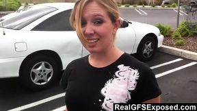 Sweet Teen Tastes Cock&#x1F346; On Passionate Drive