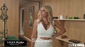 MILFY Seductive Platinum-Blonde MILF Danielle Renae Needs Double Penetration