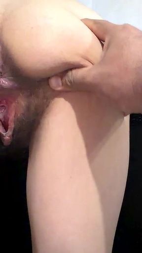 Bent Over the Counter, Filled with Cream
