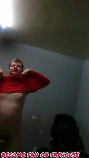 Hot Hunk Jerk off &amp; Play with Cock &amp; Ass on Chair Untill Cumo