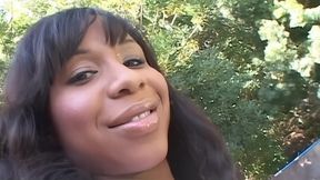 tia cyrus deep throats bbc before ghetto creampie