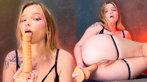 FUCK & CUM IN MY ASS! - Anal Gaping, Squirt, Creampie Dildo