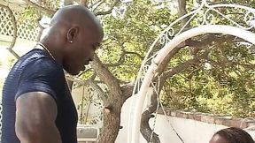 Sexy sista goes wild as strong African dude ravages her juicy holes